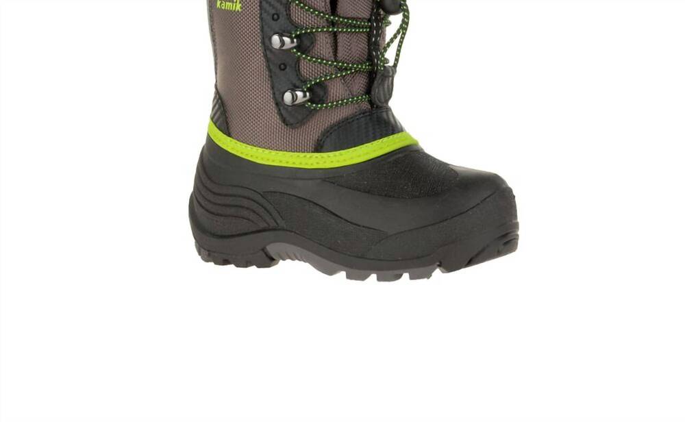 NEW KAMIK kids luke boot in charcoal